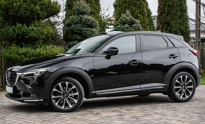 Mazda CX-3 cena 76900 przebieg: 83800, rok produkcji 2018 z Człuchów małe 497